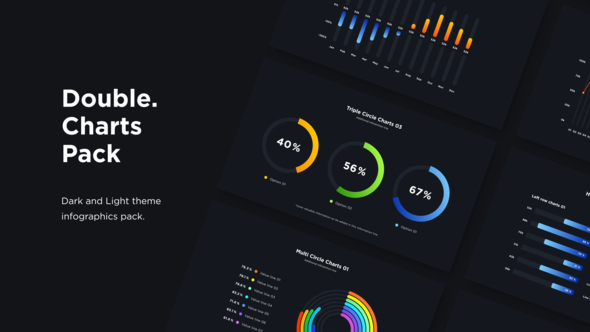 Double - Infographics Charts Pack