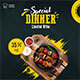 Food Dinner Animated Banner GWD