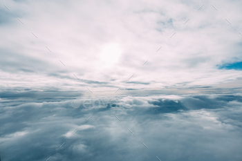 beautiful tranquil blue sky with white clouds / Photodune, Misc