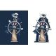 Pirate Ship Captain  Skeleton Sailor - GraphicRiver Item for Sale