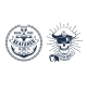 Ship Captain Skull Head  Retro Logo - GraphicRiver Item for Sale