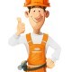 Builder in Helmet and Overalls. - GraphicRiver Item for Sale