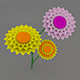 Origami Flower - 3DOcean Item for Sale