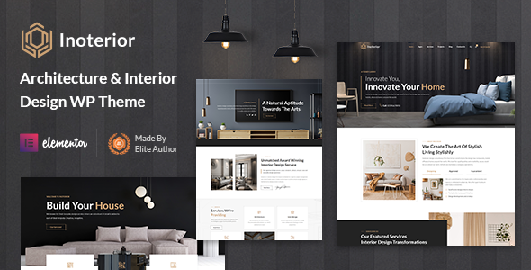 Тема WordPress Inoterior - Architecture & Interior Designer WordPress Theme