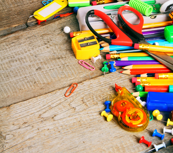 School tools. On wooden background. / Photodune, Misc