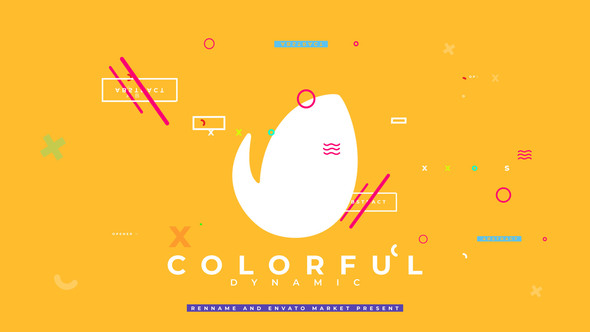 Colorful Logo Typo Intro