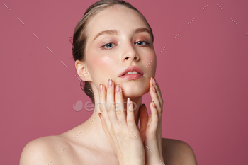 Portrait of beautiful young woman isolated / Photodune, Misc