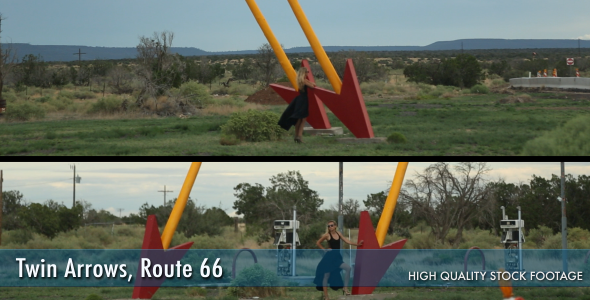 Twin Arrows On Route 66