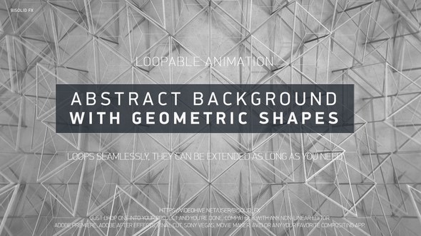 Abstract Background With Geometric Shapes