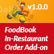 FoodBook In-Restaurant Orders Add-on - CodeCanyon Item for Sale