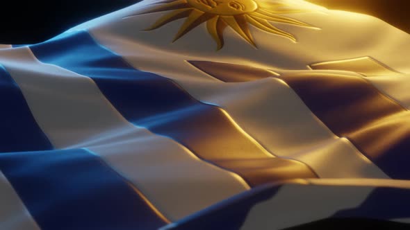 Uruguay - Stylized Flag