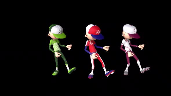 Toy Golf Players Dancing alt