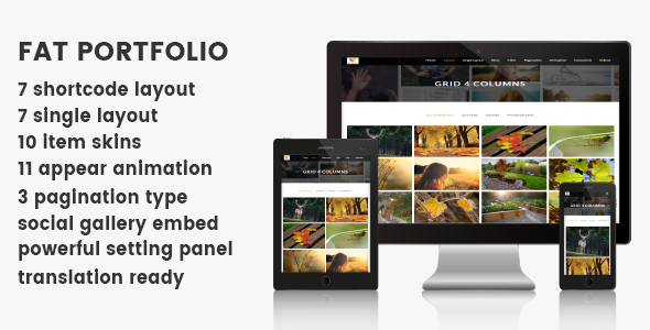 Portfolio FAT - Advance portfolio dla Wordpress