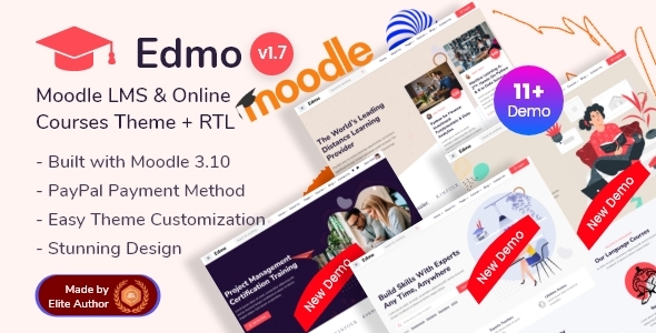Moodle Education LMS & Online Courses Theme - Edmo