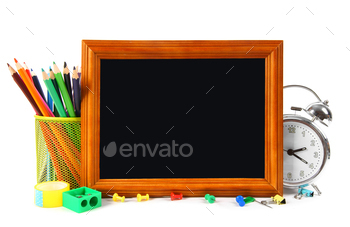 Framework and school tools. On white background. / Photodune, Misc