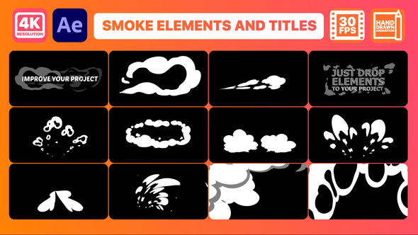 Smoke Pack And Titles | After Effects