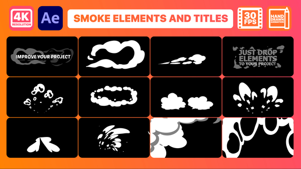 Smoke Pack And Titles | After Effects alt