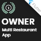 owner app for Multiple Restaurants Food Ordering Flutter App Mealup - CodeCanyon Item for Sale