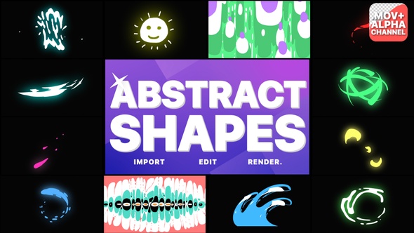 Abstract Liquid Shapes | Motion Graphics alt