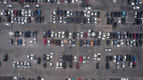 Car Parking Lot Aerial