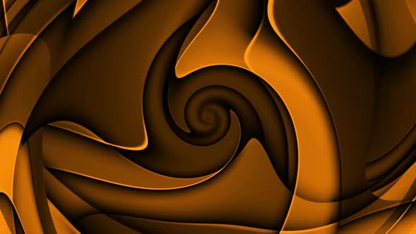 Orange Color Twirl Background Animation