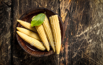 Pickled corn in a bowl. / Photodune, Misc