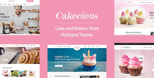 Cakecious - Bakery Hubspot Theme