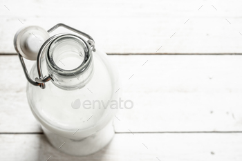 Fresh milk in bottle . / Photodune, Misc