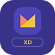 Mandal - Clean Modern Admin Dashboard Template Adobe XD - ThemeForest Item for Sale