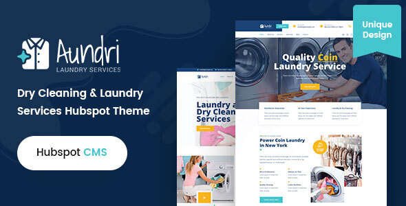 Aundri - Dry Cleaning Services HubSpot Theme