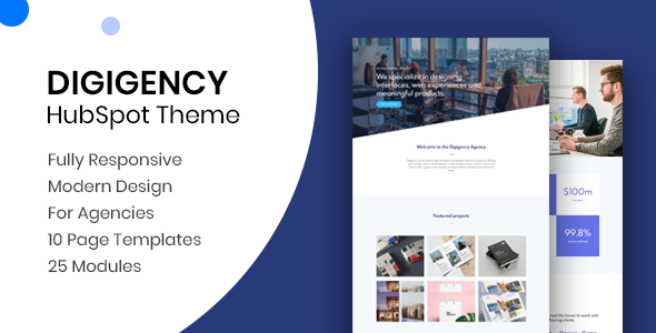 Digigency - Modern Agency HubSpot Theme