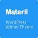 Materil - WordPress Material Design Admin Theme - CodeCanyon Item for Sale