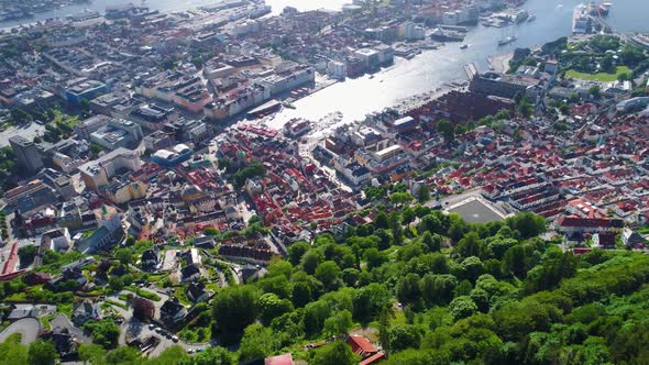 Bergen Is a City and Municipality in Hordaland on the West Coast of Norway