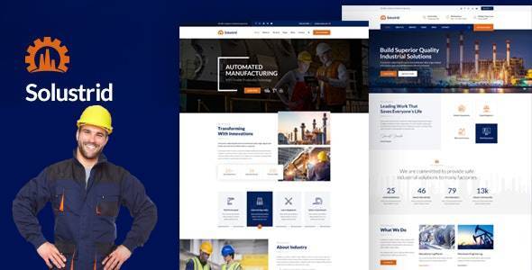 Solustrid - Factory & Industrial Business HubSpot Theme