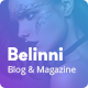 Belinni - Multi-Concept Blog / Magazine WordPress Theme - ThemeForest Item for Sale