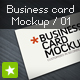 Business card mockup display - Smart template 01 - GraphicRiver Item for Sale