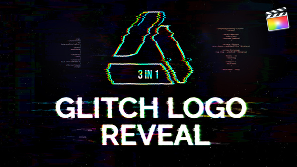 Glitch Logo Reveal | For Final Cut & Apple Motion