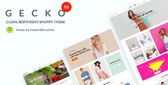 Gecko 5.0 – Responsive Shopify Theme – RTL support