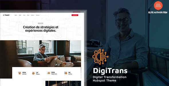 DigiTrans - Digital Transformation HubSpot Theme