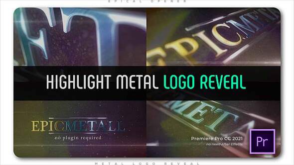 Highlight Metal Logo Reveal