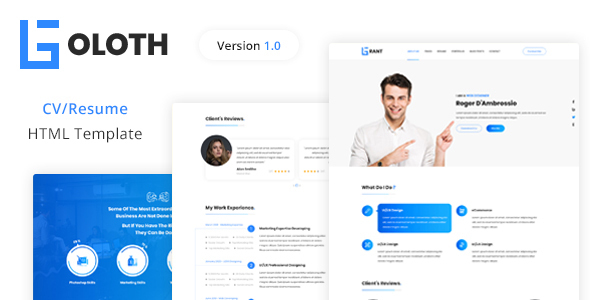Goloth - Personal CV/Resume HTML Template