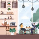 19 Cafe or Coffee Shop Illustration - GraphicRiver Item for Sale