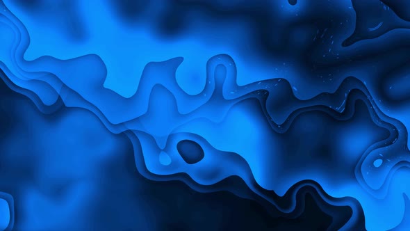 Abstract blue color 3d liquid wavy background. Liquid wavy motion background. Vd 812