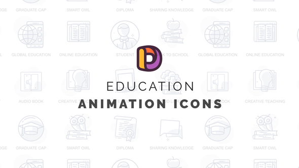 Education and innovation - Animation Icons