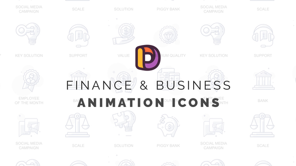 Finance & Business - Animation Icons