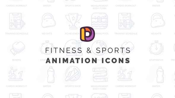 Fitness & Sports - Animation Icons