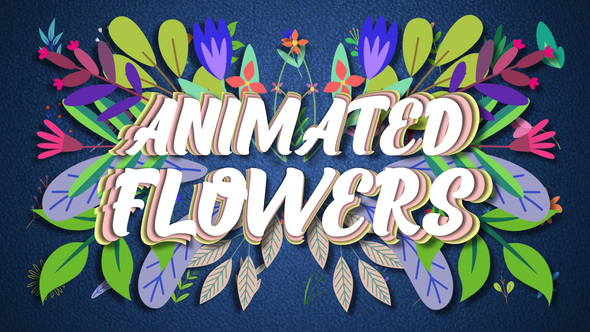 Animated Flowers || Premiere Pro MOGRT