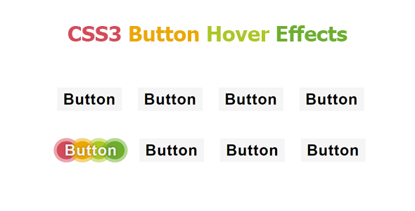 CSS3 Button Hover Effects