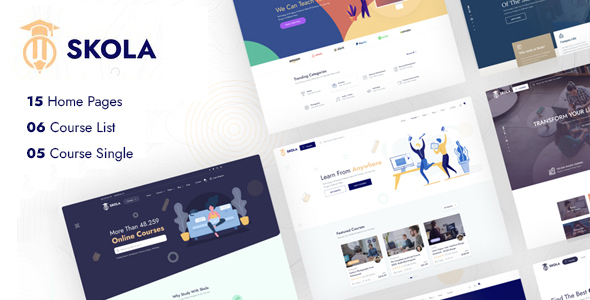 Skola - LMS Online Courses WordPress Theme