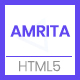 Amrita - Creative Multipurpose  HTML Template - ThemeForest Item for Sale
